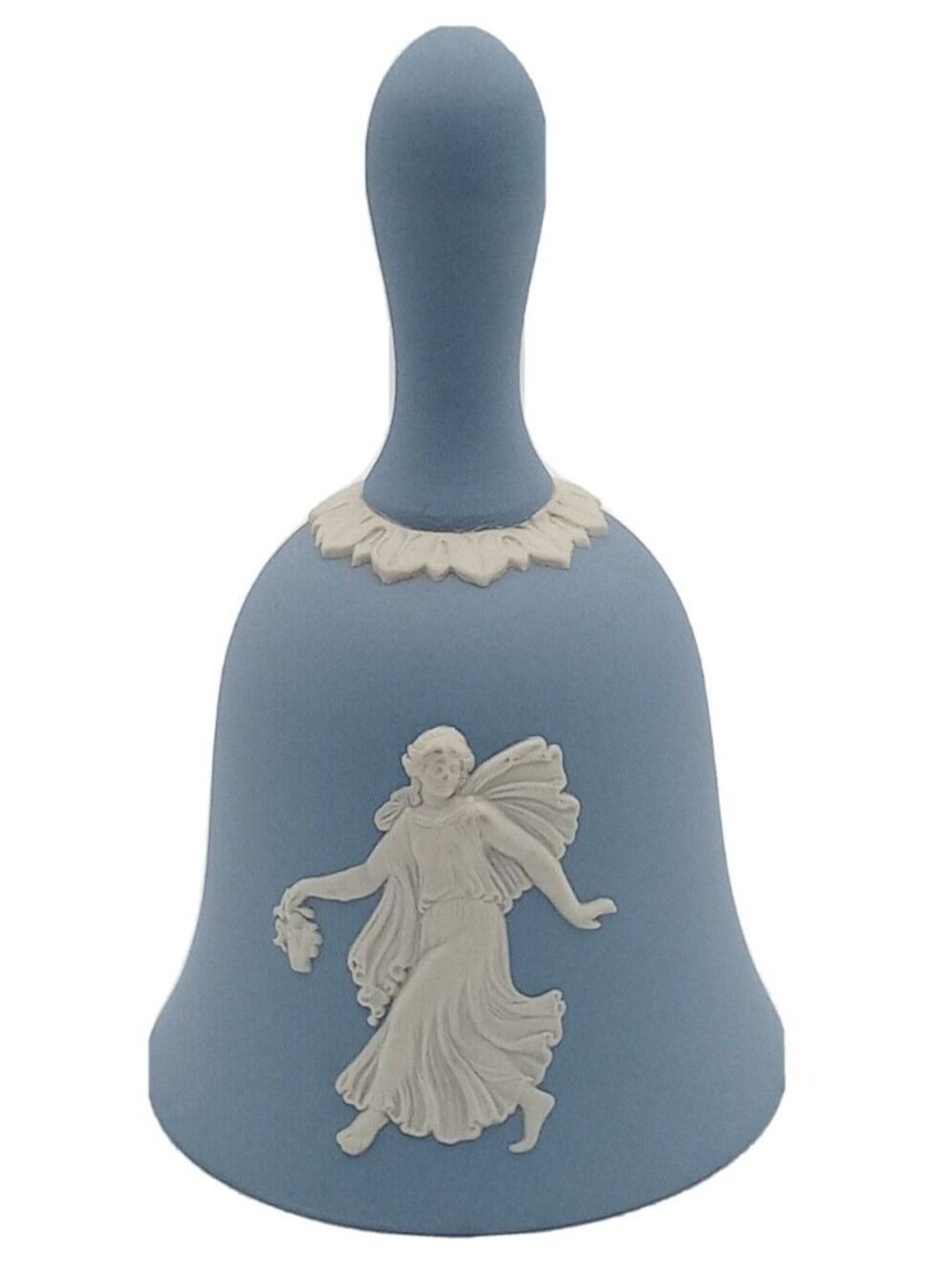 Wedgwood Blue Jasperware Bell Dancing Hour Danbury Mint Vintage 70s